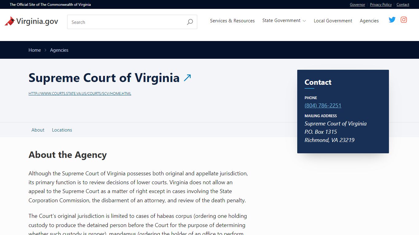 Supreme Court of Virginia | Virginia.gov